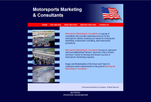 Motorsports Marketing & Consulting Site Screenshot